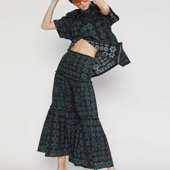 Cynthia Rowley - Cameron Cotton Tier Skirt, S - Picture 4 of 8